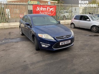 Location: Hayes - 2011 FORD MONDEO TITANIUM AUTO 5 Door Hatchback REG: AF61XPA, Keys: No, MOT Expiry date: 18/02/2026, 1999 Petrol, 6 Speed Auto Petrol, Former Keepers: 7