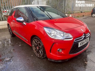 Location: Hayes - 2014 CITROEN DS3 AIRDREAM DSPORT PLUS 3 Door Hatchback REG: KN14PZU, Keys: No, MOT Expiry date: 26/03/2025, 1560 Diesel, 6 Speed Manual Diesel, Former Keepers: 3