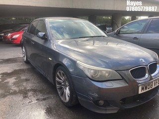 Location: Hayes - 2008 BMW 520D M SPORT AUTO 4 Door Saloon REG: MW08VFB, Keys: No, MOT Expiry date: 06/09/2025, 1995 Diesel, 6 Speed Auto Diesel, Former Keepers: 5