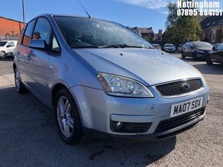 Location: Nottingham - 2007 FORD FOCUS C-MAX ZETEC  MPV REG: MA07SDX, 1798cc PETROL, 5 SPEED MANUAL PETROL, Former Keepers: 5, Keys: Yes, MOT Expiry date: 22/05/2026