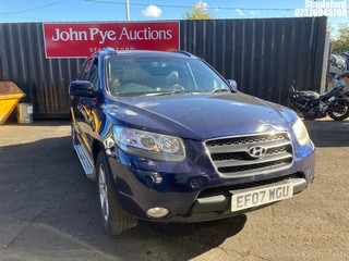 Location: Stapleford - 2007 HYUNDAI SANTA FE CDX+ CRTD A Estate REG: EF07WGU, Keys: Yes, MOT Expiry date: 11/12/2025, 2188 Diesel, 5 Speed Auto Diesel, Former Keepers: 5