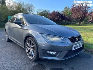 Location: Birmingham - 2014 SEAT LEON FR TECHNOLOGY TSI ESTATE REG: YH14ONW, 1395CC PETROL, 6 SPEED MANUAL PETROL, Former Keepers: 4, Keys: Yes, MOT Expiry date: 28/03/2026