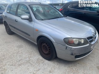 Location: Belvedere - 2005 NISSAN ALMERA SE AUTO 5 Door Hatchback REG: LS05EGJ, 1769cc Petrol, 4 Speed Auto Petrol, Former Keepers: 4, Keys: Yes, MOT Expiry date: 20/10/2025