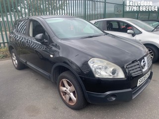 Location: Belvedere - 2008 NISSAN QASHQAI VISIA 2WD 5 Door Hatchback REG: SA08CHC, Keys: No, MOT Expiry date: 22/06/2026, 1598 Petrol, 5 Speed Manual Petrol, Former Keepers: 8