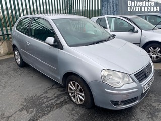 Location: Belvedere - 2007 VOLKSWAGEN POLO S 64 3 Door Hatchback REG: LA56VYO, Keys: No, MOT Expiry date: 11/05/2025, 1198 Petrol, 5 Speed Manual Petrol, Former Keepers: 7