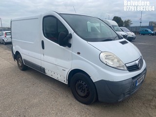 Location: Belvedere - 2008 VAUXHALL VIVARO 2900 CDTI SWB Panel Van REG: FN08WEJ, Keys: No, MOT Expiry date: 20/06/2025, 1995 Diesel, 6 Speed Manual Diesel, Former Keepers: 12