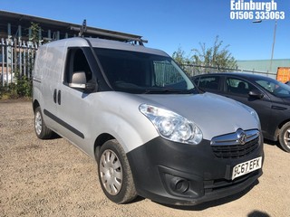 Location: Edinburgh - 2018 VAUXHALL COMBO 2300 CDTI Panel Van REG: SC67EFX, Keys: Yes, MOT Expiry date: 14/02/2026, 1248 Diesel, 5 Speed Manual Diesel, Former Keepers: 1