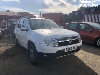 Location: Edinburgh - 2013 DACIA DUSTER LAUREATE DCI 4X2 5 Door Hatchback REG: SD63XKA, Keys: No, MOT Expiry date: 27/09/2024, 1461 Diesel, 6 Speed Manual Diesel, Former Keepers: 3