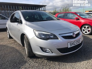 Location: Edinburgh - 2012 VAUXHALL ASTRA SRI 5 Door Hatchback REG: SH12OSD, Keys: No, MOT Expiry date: 30/01/2026, 1598 Petrol, 5 Speed Manual Petrol, Former Keepers: 4