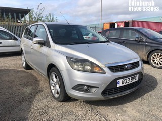 Location: Edinburgh - 2010 FORD FOCUS ZETEC 100 AUTO Estate REG: 833BPC, Keys: No, MOT Expiry date: 21/03/2023, 1596 Petrol, 4 Speed Auto Petrol, Former Keepers: 3