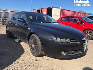 Location: Edinburgh - 2009 ALFA ROMEO 159 LUSSO 16V JTDM 4 Door Saloon REG: RE09ZDR, Keys: No, MOT Expiry date: 06/05/2025, 1910 Diesel, 6 Speed Manual Diesel, Former Keepers: 5
