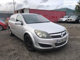 Location: Edinburgh - 2008 VAUXHALL ASTRA SPORTIVE CDTI Car Derived Van REG: KU58ZKM, Keys: No, MOT Expiry date: 30/06/2026, 1910 Diesel, 6 Speed Manual Diesel, Former Keepers: 9