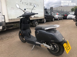 NOTE: ATF Registered Buyers ONLY - Location: Mitcham - 2019 VMOTO CUX Moped REG: LJ19FCD, Keys: No, MOT Expiry date: 14/11/2023, 0 Electric, Automatic, Former Keepers: 1