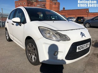 Location: Nottingham - 2010 CITROEN C3 VT 5 Door Hatchback REG: ND60BDY, Keys: No, MOT Expiry date: 31/05/2026, 1124 Petrol, 5 Speed Manual Petrol, Former Keepers: 7