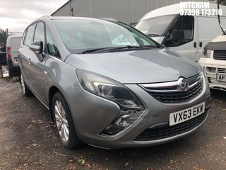 Location: Mitcham - 2013 VAUXHALL ZAFIRA TOURER SE CDTI AUT MPV REG: VX63EKW, Keys: No, MOT Expiry date: 29/06/2026, 1956 Diesel, 6 Speed Auto Diesel, Former Keepers: 7
