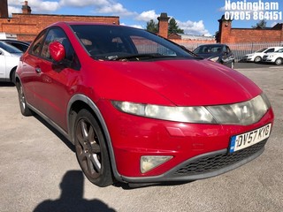 Location: Nottingham - 2007 HONDA CIVIC SPORT I-CTDI 5 Door Hatchback REG: DV57KYO, Keys: No, MOT Expiry date: 24/01/2025, 2204 Diesel, 6 Speed Manual Diesel, Former Keepers: 8