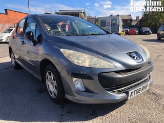 Location: Nottingham - 2008 PEUGEOT 308 S DT 5 Door Hatchback REG: KT08RHF, Keys: No, MOT Expiry date: 17/11/2023, 1560 Diesel, 5 Speed Manual Diesel, Former Keepers: 8