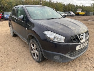 Location: Peterborough - 2011 NISSAN QASHQAI VISIA 5 Door Hatchback REG: VF11KBV, Keys: No, MOT Expiry date: 24/06/2026, 1598 Petrol, 5 Speed Manual Petrol, Former Keepers: 5