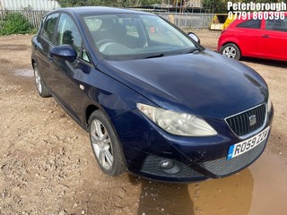 Location: Peterborough - 2009 SEAT IBIZA SPORT 104 5 Door Hatchback REG: RO59ZZW, Keys: No, MOT Expiry date: 22/09/2025, 1598 Petrol, 5 Speed Manual Petrol, Former Keepers: 3