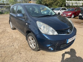 Location: Peterborough - 2009 NISSAN  NOTE ACENTA MPV REG: EY09VJV, Keys: No, MOT Expiry date: 29/05/2025, 1386 Petrol, 5 Speed Manual Petrol, Former Keepers: 7