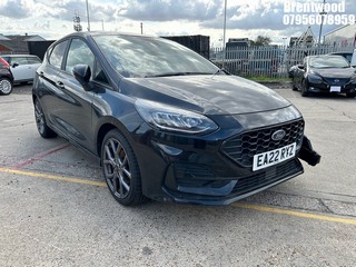 Location: Brentwood - 2022 FORD FIESTA ST-LINE TURBO 5 Door Hatchback REG: EA22RYZ, Keys: Yes, MOT Expiry date: 11/07/2026, 998 Petrol, 6 Speed Manual Petrol, Former Keepers: 1