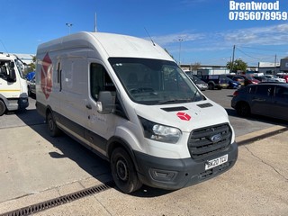 Location: Brentwood - 2020 FORD TRANSIT 350 LEADER ECOBLU Panel Van REG: BK20TCU, Keys: Yes, MOT Expiry date: 02/09/2025, 1995 Diesel, 6 Speed Manual Diesel, Former Keepers: 1