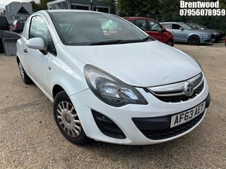 Location: Brentwood - 2013 VAUXHALL CORSA CDTI ECOFLEX Car Derived Van REG: AF63AET, Keys: No, MOT Expiry date: 06/10/2024, 1248 Diesel, 5 Speed Manual Diesel, Former Keepers: 3