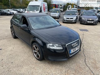 Location: Brentwood - 2009 AUDI A3 101 MPI 5 Door Hatchback REG: LS09TPX, Keys: No, MOT Expiry date: 21/03/2026, 1595 Petrol, 5 Speed Manual Petrol, Former Keepers: 6