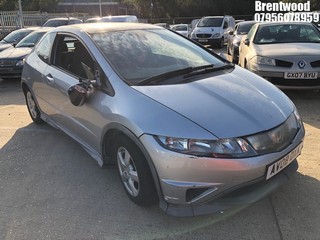 Location: Brentwood - 2008 HONDA CIVIC TYPE-S GT I-VTEC SA 3 Door Hatchback REG: AV08OXA, Keys: No, MOT Expiry date: 09/02/2025, 1799 Petrol, 6 Speed Semi Auto Petrol, Former Keepers: 14