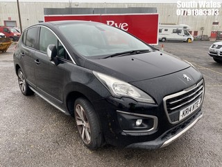 Location: South Wales - 2014 PEUGEOT 3008 ALLURE HDI 5 Door Hatchback REG: KR14NTE, Keys: No, MOT Expiry date: 18/01/2025, 1560 Diesel, 6 Speed Manual Diesel, Former Keepers: 3