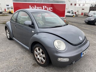 Location: South Wales - 2002 VOLKSWAGEN BEETLE 3 Door Hatchback REG: MC52UFH, Keys: Yes, MOT Expiry date: 04/07/2025, 1984 Petrol, 5 Speed Manual Petrol, Former Keepers: 5