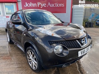 Location: Hull - 2011 NISSAN JUKE TEKNA DIG-T 5 Door Hatchback REG: VA11JXX, Keys: No, MOT Expiry date: 07/11/2025, 1612 Petrol, 6 Speed Manual Petrol, Former Keepers: 6