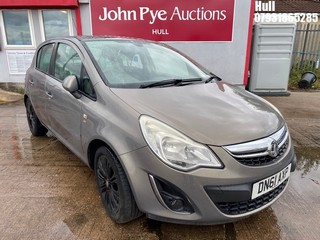 Location: Hull - 2011 VAUXHALL CORSA SE 5 Door Hatchback REG: DN61AXP, Keys: No, MOT Expiry date: 13/10/2025, 1229 Petrol, 5 Speed Manual Petrol, Former Keepers: 6