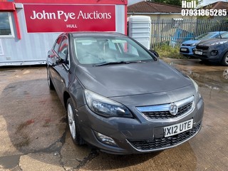 Location: Hull - 2012 VAUXHALL ASTRA SRI 5 Door Hatchback REG: NX12UTE, Keys: No, MOT Expiry date: 02/11/2025, 1398 Petrol, 5 Speed Manual Petrol, Former Keepers: 5