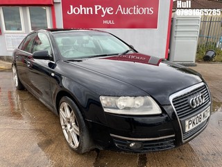 Location: Hull - 2008 AUDI A6 SE TDI AUTO 4 Door Saloon REG: PK08MZF, Keys: No, MOT Expiry date: 10/10/2024, 2698 Diesel, Variable 1 Speed Auto Diesel, Former Keepers: 6