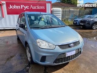 Location: Hull - 2008 FORD C-MAX STYLE MPV REG: KT08CNN, Keys: No, MOT Expiry date: 24/04/2024, 1596 Petrol, 5 Speed Manual Petrol, Former Keepers: 4