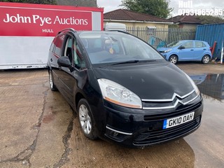 Location: Hull - 2010 CITROEN C4 GRD PICASSO EXC-IVE HD MPV REG: GK10OAH, Keys: No, MOT Expiry date: 20/08/2025, 1997 Diesel, 6 Speed Auto Diesel, Former Keepers: 4