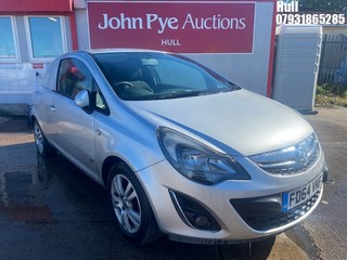 Location: Hull - 2014 VAUXHALL CORSA SPORTIVE CDTI Car Derived Van REG: FD64VNF, Keys: No, MOT Expiry date: 06/05/2025, 1248 Diesel, 6 Speed Manual Diesel, Former Keepers: 7