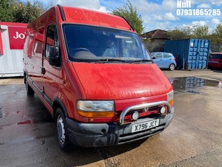 Location: Hull - 2000 RENAULT MASTER LM35 DCI Panel Van REG: X796JCT, Keys: No, MOT Expiry date: 31/01/2025, 2188 Diesel, 5 Speed Manual Diesel, Former Keepers: 3