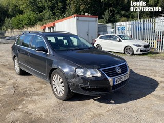 Location: Leeds - 2009 VOLKSWAGEN PASSAT HIGHLINE TDI 105 Estate REG: VO09DYV, 1896cc Diesel, 5 Speed Manual Diesel, Former Keepers: 4, Keys: No, MOT: Expiry date03-10-2025