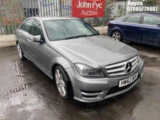 Location: Hayes - 2012 MERCEDES-BENZ C250 AMG SPORT + BLUEEF-C 4 Door Saloon REG: HW62BOH, Keys: No, MOT Expiry date: 11/08/2025, 1796 Petrol, Automatic, Former Keepers: 3