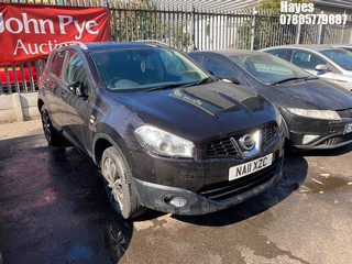 Location: Hayes - 2011 NISSAN QASHQAI N-TEC DCI 5 Door Hatchback REG: NA11XZC, Keys: No, MOT Expiry date: 16/12/2025, 1461 Diesel, 6 Speed Manual Diesel, Former Keepers: 5