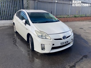 Location: Hayes - 2011 TOYOTA PRIUS T SPIRIT VVT-I CVT 5 Door Hatchback REG: SG11NZW, Keys: No, MOT Expiry date: 12/07/2026, 1797 Hybrid Electric, Variable 1 Speed Auto Petrol/E, Former Keepers: 9