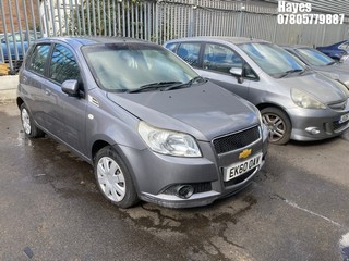 Location: Hayes - 2010 CHEVROLET AVEO LS 5 Door Hatchback REG: EK60OAV, Keys: No, MOT Expiry date: 01/09/2025, 1206 Petrol, 5 Speed Manual Petrol, Former Keepers: 4