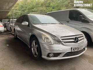 Location: Hayes - 2008 MERCEDES R320L SPORT CDI A Estate REG: KP08EOY, Keys: No, MOT Expiry date: 25/07/2025, 2987 Diesel, 7 Speed Auto Diesel, Former Keepers: 8