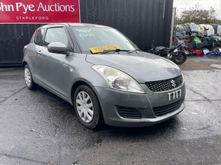 Location: Stapleford - 2011 SUZUKI SWIFT SZ2 3 Door Hatchback REG: YD61DZM, Keys: Yes, MOT Expiry date: 15/08/2026, 1242cc Petrol, 5 Speed Manual Petrol, Former Keepers: 4