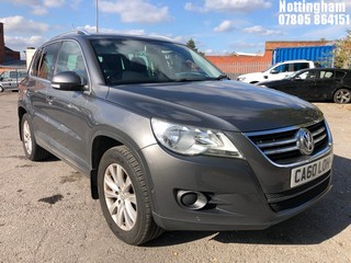Location: Nottingham - 2011 VOLKSWAGEN TIGUAN MATCH TDI 4MOT 140 ESTATE REG: CA60LOH, 1968cc DIESEL, 6 SPEED MANUAL DIESEL, Former Keepers: 3, Keys: Yes, MOT Expiry date: 14/08/2026