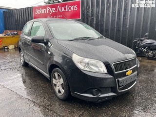 Location: Stapleford - 2011 CHEVROLET AVEO S 3 Door Hatchback REG: SD11YYJ, Keys: Yes, MOT Expiry date: 27/10/2025, 1206 Petrol, 5 Speed Manual Petrol, Former Keepers: 3