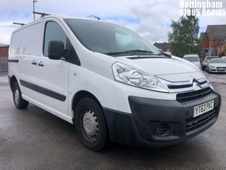 Location: Nottingham - 2014 CITROEN DISPATCH 1000 L1H1 EN-RIS PANEL VAN REG: YT63PKC, 1560cc DIESEL, 5 SPEED MANUAL DIESEL, Former Keepers: 2, Keys: Yes, MOT Expiry date: 04/02/2025