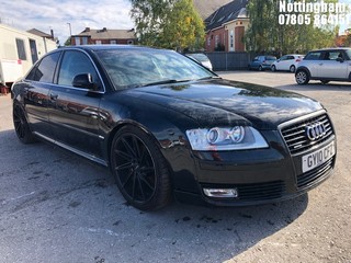 Location: NOTTINGHAM - 2010 AUDI A8 SE QUATTRO TDI AUTO 4 Door Saloon REG: GY10CFZ 
, 2967cc Diesel, 6 Speed Auto Diesel, Former Keepers: 9, Keys: No, MOT: Expiry date14/07/2026